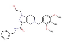 N-benzyl-5-(2,4-dimethoxy-3-methylbenzyl)-1-(2-hydroxyethyl)-4,5,6,7-tetrahydro-1H-pyrazolo[4,3-c]pyridine-3-carboxamide