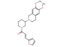 2-{1-[(2E)-3-(2-furyl)-2-propenoyl]-3-piperidinyl}-6,7-dimethoxy-1,2,3,4-tetrahydroisoquinoline