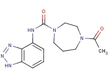 4-acetyl-N-1H-1,2,3-benzotriazol-4-yl-1,4-diazepane-1-carboxamide