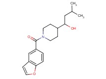 1-[1-(1-benzofuran-5-ylcarbonyl)-4-piperidinyl]-3-methyl-1-butanol