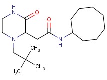 N-cyclooctyl-2-[1-(2,2-dimethylpropyl)-3-oxo-2-piperazinyl]acetamide