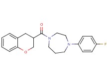 1-(3,4-dihydro-2H-chromen-3-ylcarbonyl)-4-(4-fluorophenyl)-1,4-diazepane