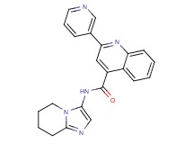 2-pyridin-3-yl-N-(5,6,7,8-tetrahydroimidazo[1,2-a]pyridin-3-yl)quinoline-4-carboxamide