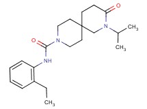 N-(2-ethylphenyl)-2-isopropyl-3-oxo-2,9-diazaspiro[5.5]undecane-9-carboxamide