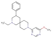 2-ethyl-9-(6-methoxy-4-pyrimidinyl)-4-phenyl-2,9-diazaspiro[5.5]undecane