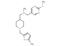 N-methyl-1-{1-[(5-methyl-2-furyl)methyl]-4-piperidinyl}-N-{[2-(methylthio)-5-pyrimidinyl]methyl}methanamine