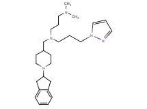 N-{[1-(2,3-dihydro-1H-inden-2-yl)-4-piperidinyl]methyl}-N',N'-dimethyl-N-[3-(1H-pyrazol-1-yl)propyl]-1,3-propanediamine