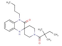 4'-butyl-1-(2,2-dimethylbutanoyl)-1',4'-dihydro-3'H-spiro[piperidine-4,2'-quinoxalin]-3'-one
