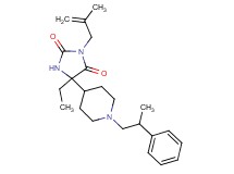 5-ethyl-3-(2-methyl-2-propen-1-yl)-5-[1-(2-phenylpropyl)-4-piperidinyl]-2,4-imidazolidinedione