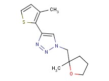 1-[(2-methyltetrahydrofuran-2-yl)methyl]-4-(3-methyl-2-thienyl)-1H-1,2,3-triazole