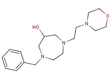 1-benzyl-4-[2-(4-morpholinyl)ethyl]-1,4-diazepan-6-ol