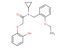 N-cyclopropyl-N-(2-ethoxybenzyl)-2-(2-hydroxyphenoxy)acetamide