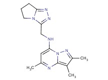 N-(6,7-dihydro-5H-pyrrolo[2,1-c][1,2,4]triazol-3-ylmethyl)-2,3,5-trimethylpyrazolo[1,5-a]pyrimidin-7-amine