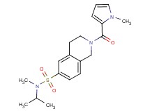N-isopropyl-N-methyl-2-[(1-methyl-1H-pyrrol-2-yl)carbonyl]-1,2,3,4-tetrahydroisoquinoline-6-sulfonamide