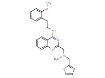 N-[2-(2-methoxyphenyl)ethyl]-2-{[methyl(1,3-thiazol-2-ylmethyl)amino]methyl}-4-quinazolinamine