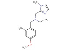 N-(4-methoxy-2-methylbenzyl)-N-[(1-methyl-1H-imidazol-2-yl)methyl]ethanamine