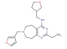 2-ethyl-7-(3-furylmethyl)-N-(tetrahydrofuran-3-ylmethyl)-6,7,8,9-tetrahydro-5H-pyrimido[4,5-d]azepin-4-amine