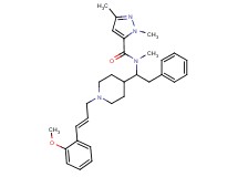 N-(1-{1-[(2E)-3-(2-methoxyphenyl)-2-propen-1-yl]-4-piperidinyl}-2-phenylethyl)-N,1,3-trimethyl-1H-pyrazole-5-carboxamide