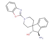 (2R*,3R*)-3-amino-1'-(1,3-benzoxazol-2-yl)-2,3-dihydrospiro[indene-1,4'-piperidin]-2-ol