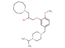 1-(1-azocanyl)-3-{5-[(4-isopropyl-1-piperazinyl)methyl]-2-methoxyphenoxy}-2-propanol