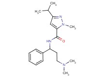 N-[3-(dimethylamino)-1-phenylpropyl]-3-isopropyl-1-methyl-1H-pyrazole-5-carboxamide