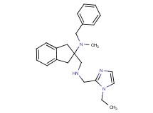 N-benzyl-2-({[(1-ethyl-1H-imidazol-2-yl)methyl]amino}methyl)-N-methyl-2-indanamine