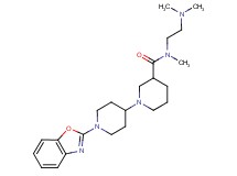 1'-(1,3-benzoxazol-2-yl)-N-[2-(dimethylamino)ethyl]-N-methyl-1,4'-bipiperidine-3-carboxamide