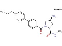 (4S)-4-amino-N-methyl-1-[(4'-propylbiphenyl-4-yl)carbonyl]-L-prolinamide
