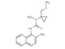 N-[1-(methoxymethyl)cyclopropyl]-N-methyl-N'-(2-methyl-1-naphthyl)urea