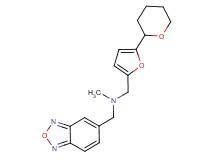 (2,1,3-benzoxadiazol-5-ylmethyl)methyl{[5-(tetrahydro-2H-pyran-2-yl)-2-furyl]methyl}amine
