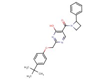 2-[(4-tert-butylphenoxy)methyl]-5-[(2-phenylazetidin-1-yl)carbonyl]pyrimidin-4-ol