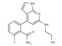 2-fluoro-6-{6-[(2-hydroxyethyl)amino]-1H-pyrrolo[2,3-b]pyridin-4-yl}benzamide