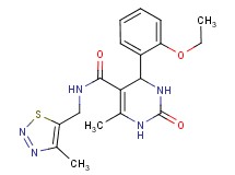 4-(2-ethoxyphenyl)-6-methyl-N-[(4-methyl-1,2,3-thiadiazol-5-yl)methyl]-2-oxo-1,2,3,4-tetrahydropyrimidine-5-carboxamide