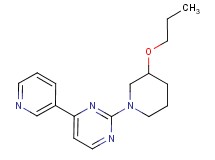 2-(3-propoxy-1-piperidinyl)-4-(3-pyridinyl)pyrimidine
