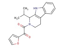 1-(2-furyl)-2-(1-isopropyl-1,3,4,9-tetrahydro-2H-beta-carbolin-2-yl)-2-oxoethanone