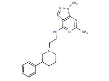 1,6-dimethyl-N-[2-(3-phenylpiperidin-1-yl)ethyl]-1H-pyrazolo[3,4-d]pyrimidin-4-amine