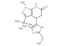 3-tert-butyl-4-(2-ethyl-4-methyl-1H-imidazol-5-yl)-1-methyl-1,4,5,7-tetrahydro-6H-pyrazolo[3,4-b]pyridin-6-one