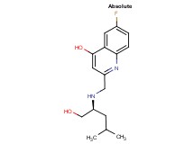 6-fluoro-2-({[(1S)-1-(hydroxymethyl)-3-methylbutyl]amino}methyl)quinolin-4-ol