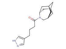(1R*,3s,6r,8S*)-4-[4-(1H-pyrazol-4-yl)butanoyl]-4-azatricyclo[4.3.1.1~3,8~]undecane