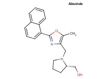 ((2S)-1-{[5-methyl-2-(1-naphthyl)-1,3-oxazol-4-yl]methyl}-2-pyrrolidinyl)methanol