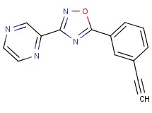 2-[5-(3-ethynylphenyl)-1,2,4-oxadiazol-3-yl]pyrazine