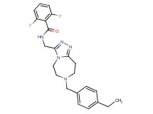 N-{[7-(4-ethylbenzyl)-6,7,8,9-tetrahydro-5H-[1,2,4]triazolo[4,3-d][1,4]diazepin-3-yl]methyl}-2,6-difluorobenzamide