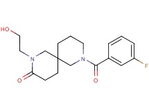 8-(3-fluorobenzoyl)-2-(2-hydroxyethyl)-2,8-diazaspiro[5.5]undecan-3-one