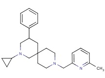 2-cyclopropyl-9-[(6-methyl-2-pyridinyl)methyl]-4-phenyl-2,9-diazaspiro[5.5]undecane