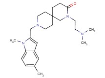 2-[2-(dimethylamino)ethyl]-9-[(1,5-dimethyl-1H-indol-2-yl)methyl]-2,9-diazaspiro[5.5]undecan-3-one