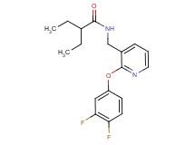 N-{[2-(3,4-difluorophenoxy)-3-pyridinyl]methyl}-2-ethylbutanamide