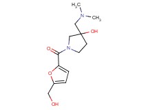 3-[(dimethylamino)methyl]-1-[5-(hydroxymethyl)-2-furoyl]-3-pyrrolidinol