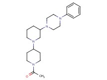 1'-acetyl-3-(4-phenyl-1-piperazinyl)-1,4'-bipiperidine