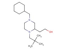 2-[4-(cyclohexylmethyl)-1-(2,2-dimethylpropyl)-2-piperazinyl]ethanol