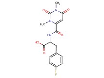N-[(1,3-dimethyl-2,6-dioxo-1,2,3,6-tetrahydro-4-pyrimidinyl)carbonyl]-4-fluorophenylalanine